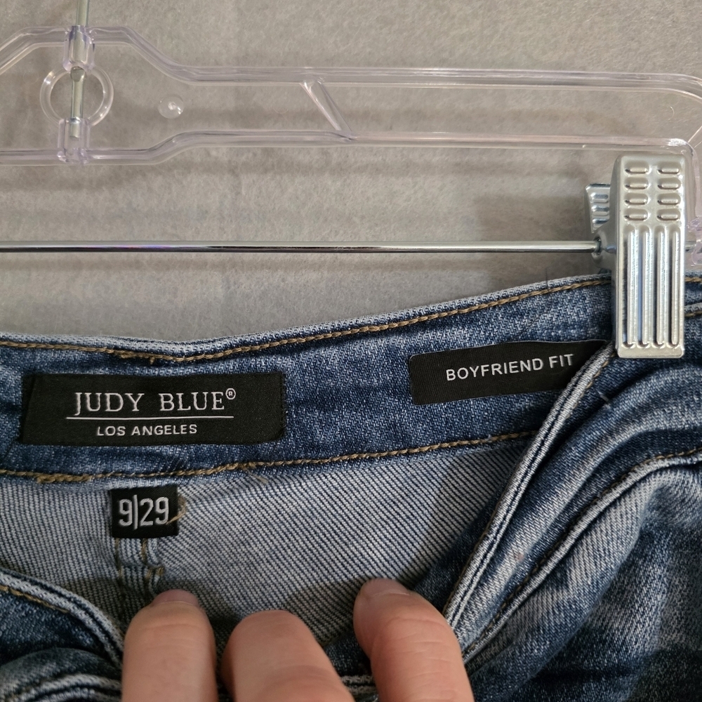 Judy Blue Howdy High Waist Boyfriend Fit Seam Stitch Jeans JB88108MD Size 9/29 - Picture 2 of 12